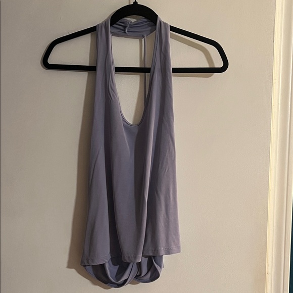 Lush Lavender Halter Neck Women's Top - Picture 2 of 4